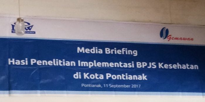 ICW and Gemawan Conducted Research on BPJS in Pontianak