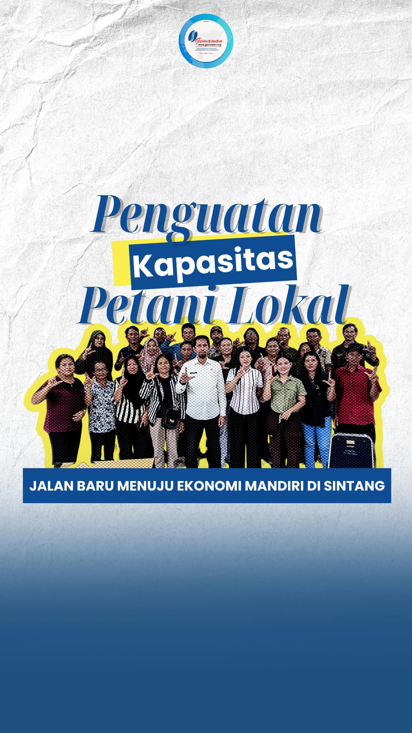 Dari Kabupaten Sintang menuju Kemandirian dan kesejahteraan dengan semangat kolaborasi dan gotong royong.

#Sintang #kabupatensintang #jaringanpetani #Gemawan