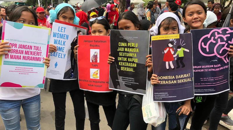 Aksi tolak kekerasan seksual di Jakarta tahun 2018