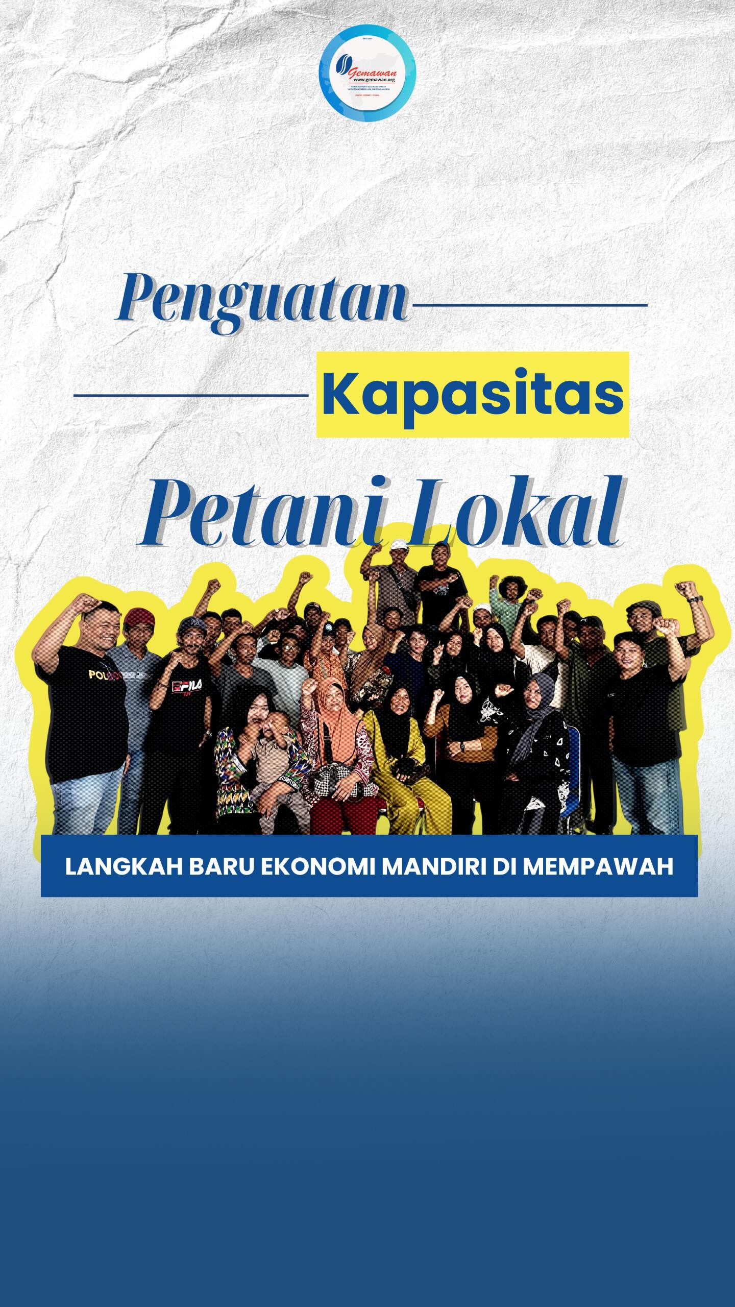 Dari desa, oleh petani, untuk petani. 

Di Segedong & Jongkat, Kabupaten Mempawah, pelatihan manajemen usaha tani ini memperkuat JARING PEDAS—gerakan ekonomi mandiri berbasis agroekologi dan rantai pendek pemasaran.
Harga lebih adil, pangan lebih sehat, desa lebih berdaulat. 

#Gemawan #JaringPedas #PetaniMandiri #Agroekologi #EkonomiDesa #KedaulatanPangan #PetaniBerdaya #Mempawah #Segedong #jongkat