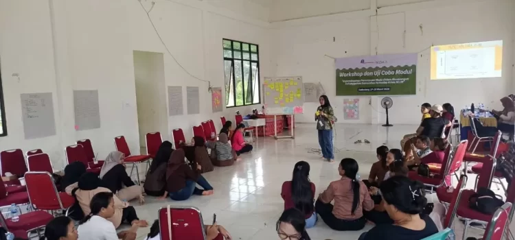 Workshop Perkuat Peran Perempuan Muda Hadapi Krisis Perubahan Iklim di Desa Peran Perempuan Muda Mempawah hadapi krisis iklim