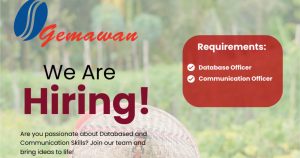 We Are Hiring: Database Officer & Communication Officer