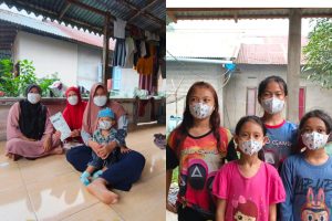 Gemawan Salurkan Masker dan Vitamin ke 14 Desa Dampingan di Sambas